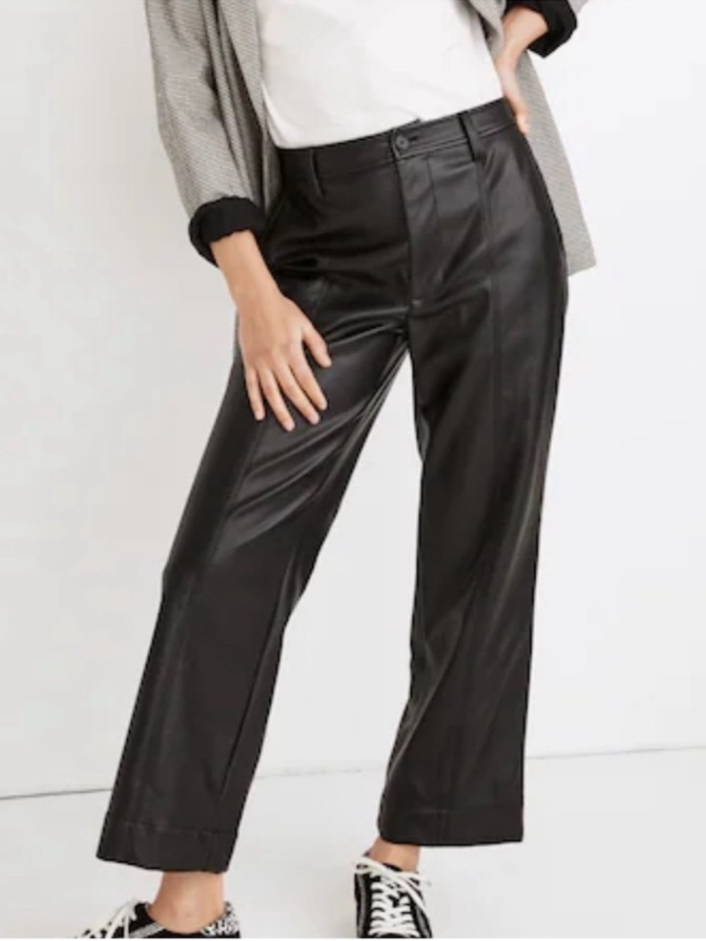 Like New Madewell Emmett Faux Leather Pants